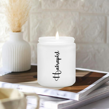 Hair Stylist Gifts for Women Men - Female Hairdresser Gifts Idea, Birthday Christmas Gift for Hairapist Barber Salon Owner Cosmetology Student Graduation Present - Lavender Scented Candle