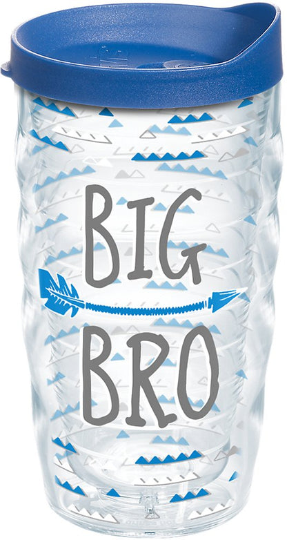 Tervis Big Bro Made in USA Double Walled Insulated Tumbler Travel Cup Keeps Drinks Cold & Hot, 10oz Wavy, Big Bro