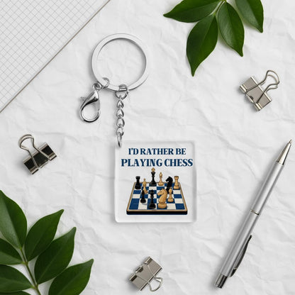 Hobby Gifts Acrylic Keychain, Graduation Inspirational Gifts Chess Skiing Karate Climbing