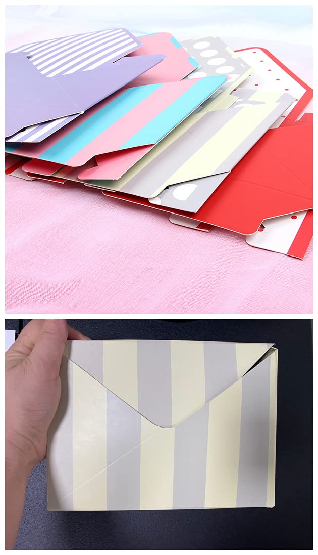 5 Pcs Flower Envelope Box,Folding Flower Storage Box,Waterproof Envelop Paper Boxes,Hand Folding Bouquet Flower Box for Wedding Engagement Valentines Day Birthday Graduation Party Decoration(Red)