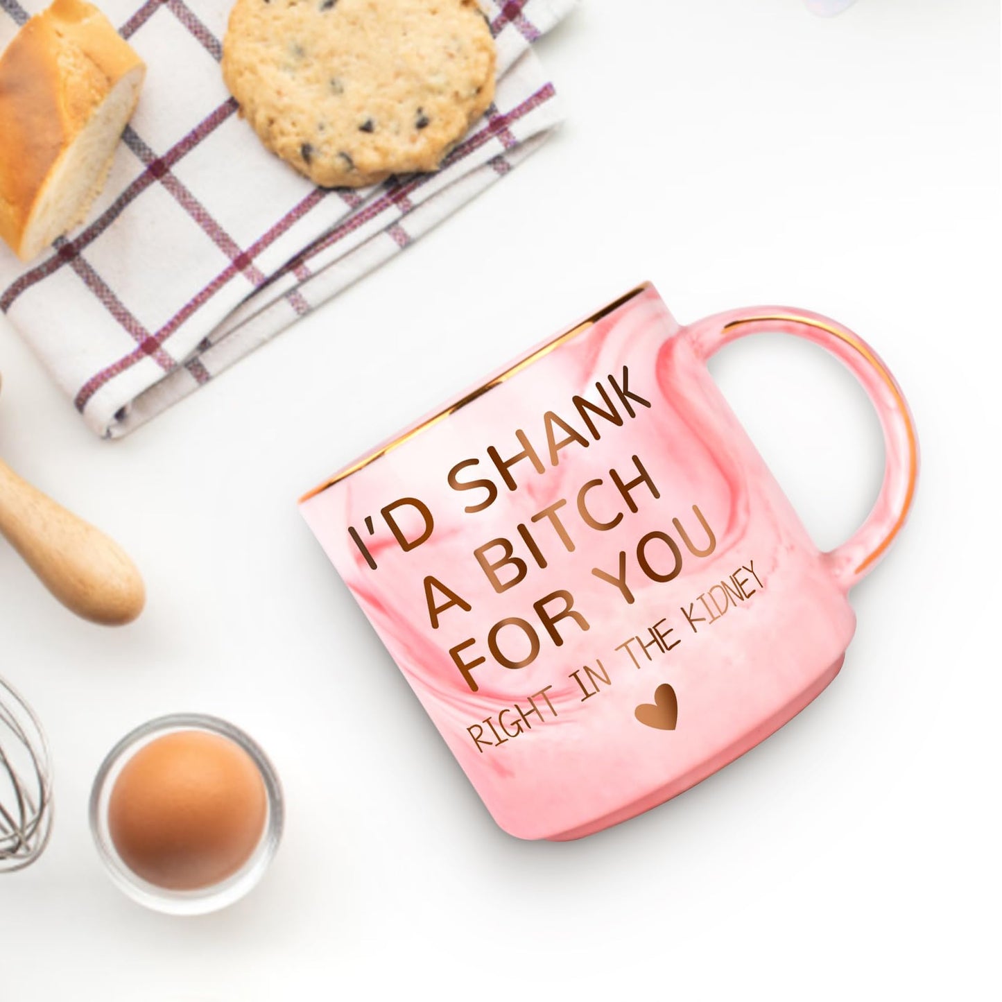 Birthday Gifts for Women - 12oz Funny Coffee Mug for Best Friend Girlfriend Besties BFF Teen Girls Sister Gifts from Sister Valentines Galentines Christmas Mothers Day Presents for Mom Grandma Aunt