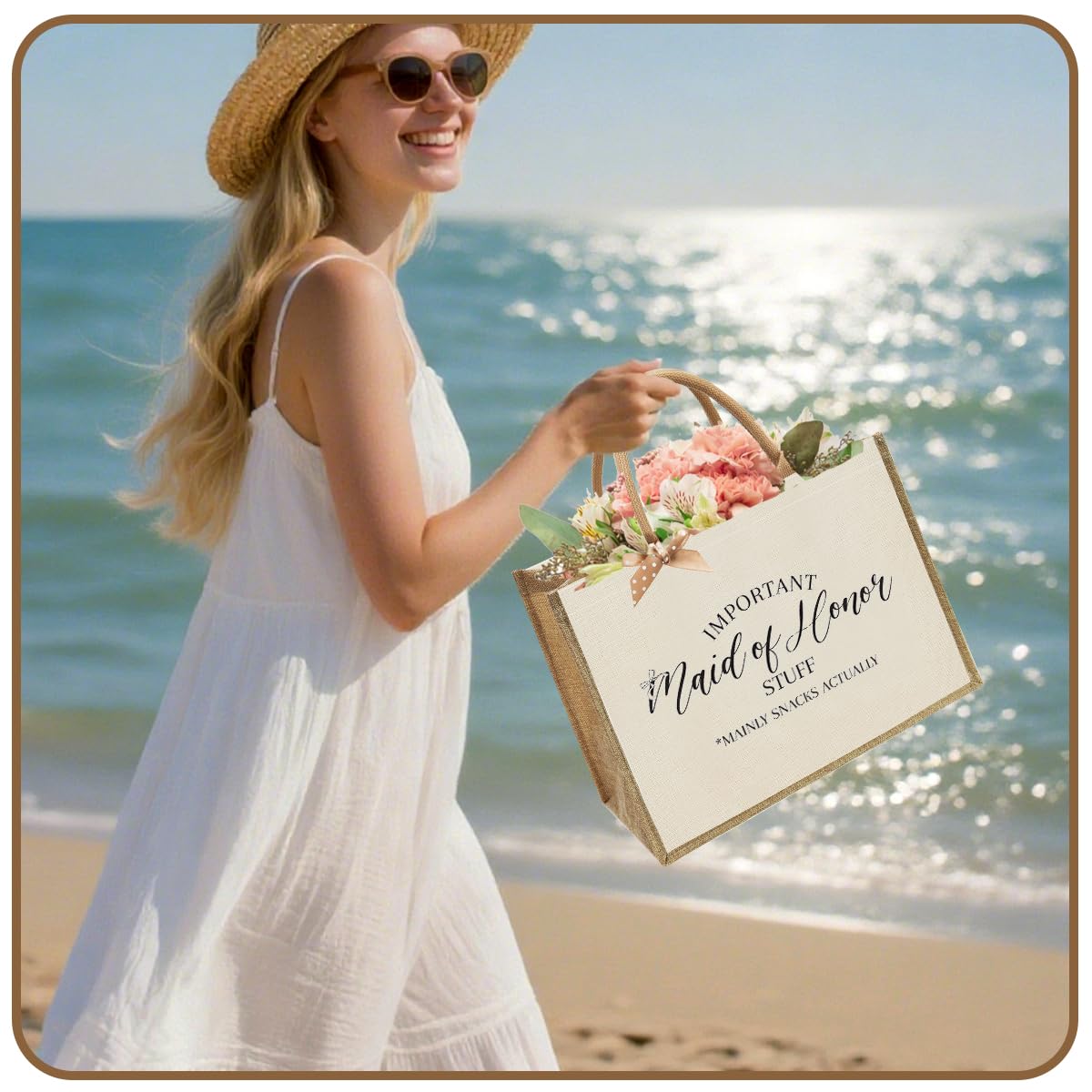 Bride Bridesmaid Mother of The Bride Mother of The Groom Gifts for Women Canvas Tote Bag
