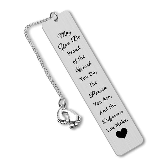 Thank You Gifts for Obstetrician Midwife Gifts Appreciation Bookmark for OB-GYN Maternity Doula Nurse Gynecologist Colleague Retirement Bookmark Delivery Nurse Gift OB Doctor Gift