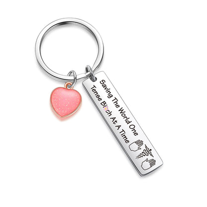ZNOSVEI Massagist Key Chain - Masseur Gift for Massage Therapist, Student, Physical Therapist - Massage Therapy School, LMT Graduation Key