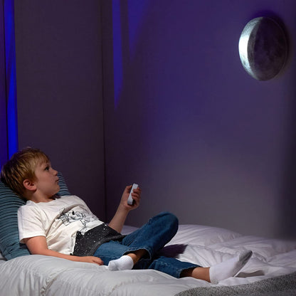 Uncle Milton Moon in My Room - 12 Light-Up Lunar Phases, Remote Control or Automatic, STEM Toy, Great Gift for Boys & Girls Ages 6+