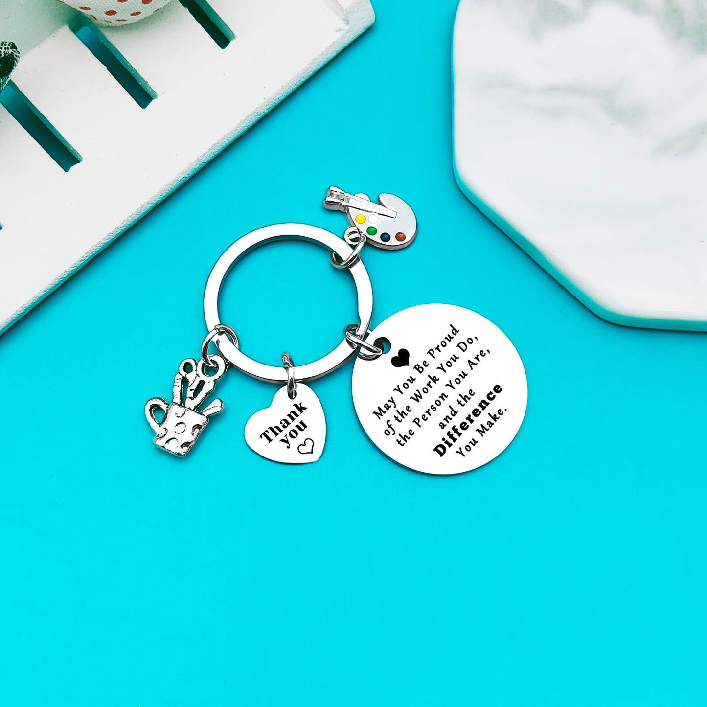 Xiahuyu Thank You Gifts for Art Teacher Painter Artist Appreciation Gifts Art School Graduation Gift Arts Student Gift Leaving Retirement Christmas Birthday Teachers Day Presents
