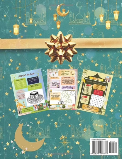 My 30 Days of Ramadan Activity Book for Kids Ages 5-8: Islamic Learning, Ramadan Facts, Colouring Pages, Mazes, Puzzles, Duas and Good Deeds for ... Perfect Ramadan Gift for Young Muslims.