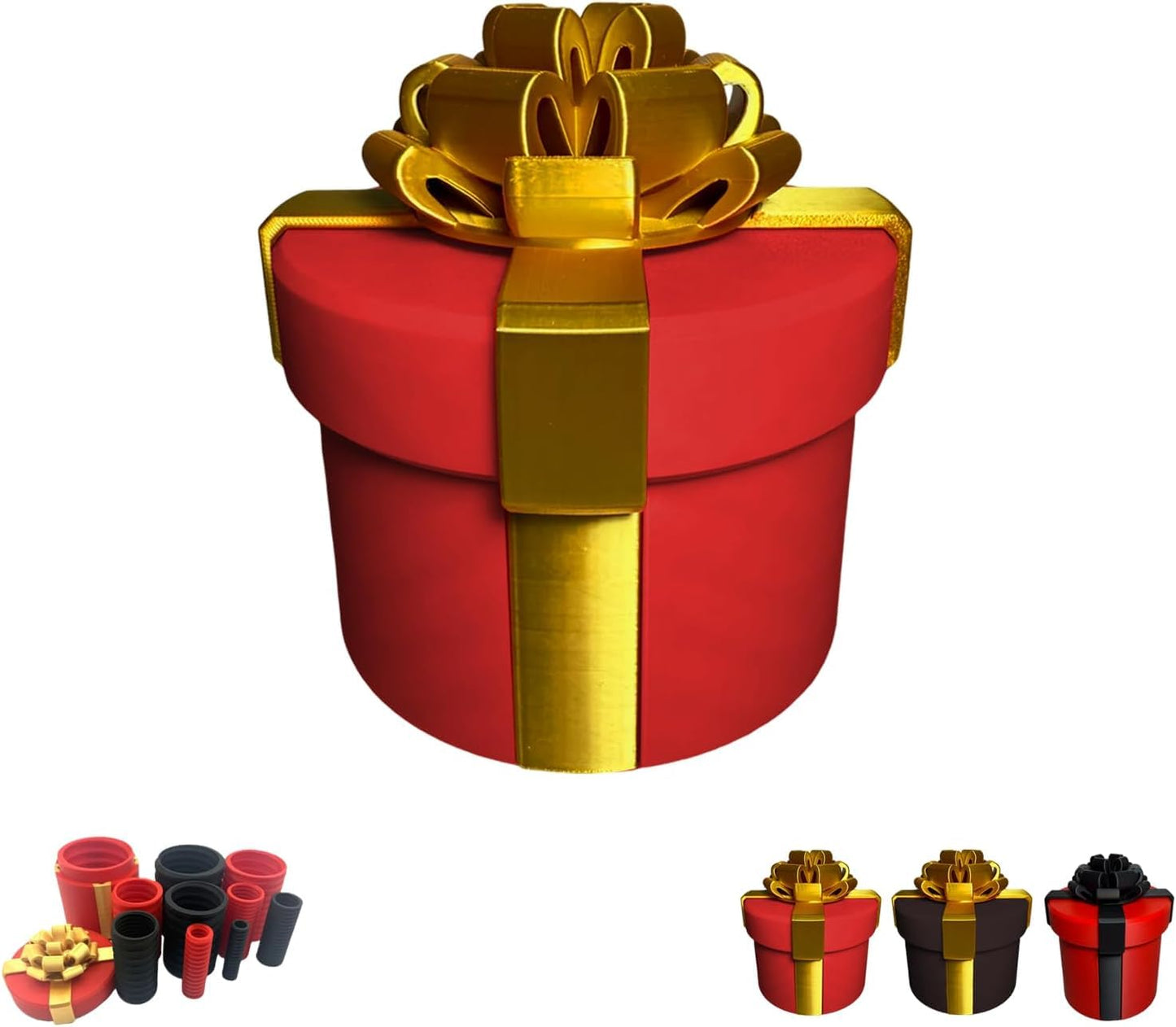 Annoying Gift Box with Screws Reusable Money Puzzle Box for Cash Gift Funny Prank Present for Birthday Christmas Graduation Party Games (E)
