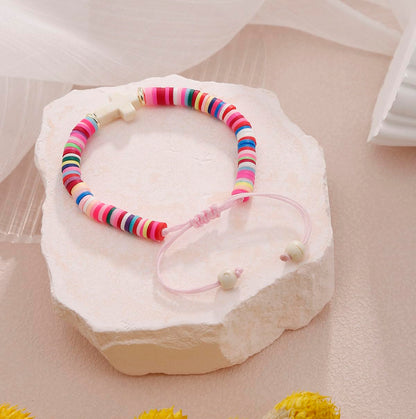 First Communion Gifts for Girls, Cross Bracelet Religious Christian Jewelry, Baptism Christening Confirmation Catholic Gift for Daughter Granddaughter Goddaughter Niece Teens Kids