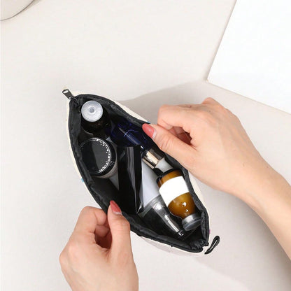FITINI Makeup Bag Avocado Travel Small Portable Cosmetic Organizer Pouch for Women Girls Zipper Waterproof Clutch Toiletry Storage Purse