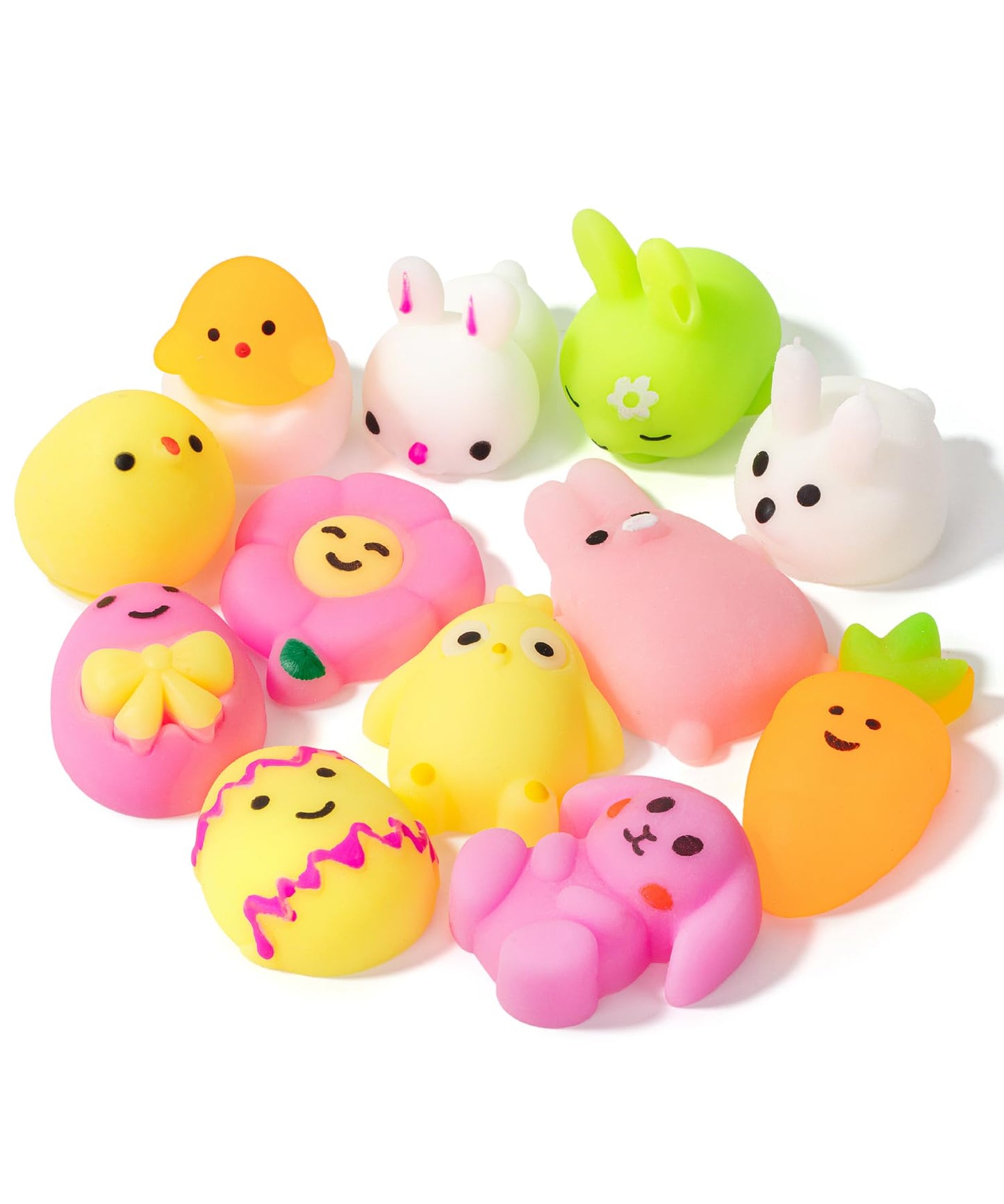 Mr. Pen- Easter Squishy Toys for Kids, 12 Pack, Washable Twistable Stretchy Squishies, Soft Stress Relief Sensory Toys for Squeezing, Easter Basket Stuffers, Party Favors & Classroom Rewards
