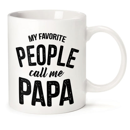 Ulrhpc Fathers Day Dad Gifts: 11 OZ Novelty Coffee Mug - Funny Gifts for Papa Dad Birthday Anniversary Retirement Christmas Presents for Him Husband