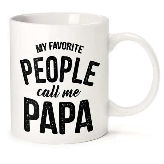 Ulrhpc Fathers Day Dad Gifts: 11 OZ Novelty Coffee Mug - Funny Gifts for Papa Dad Birthday Anniversary Retirement Christmas Presents for Him Husband