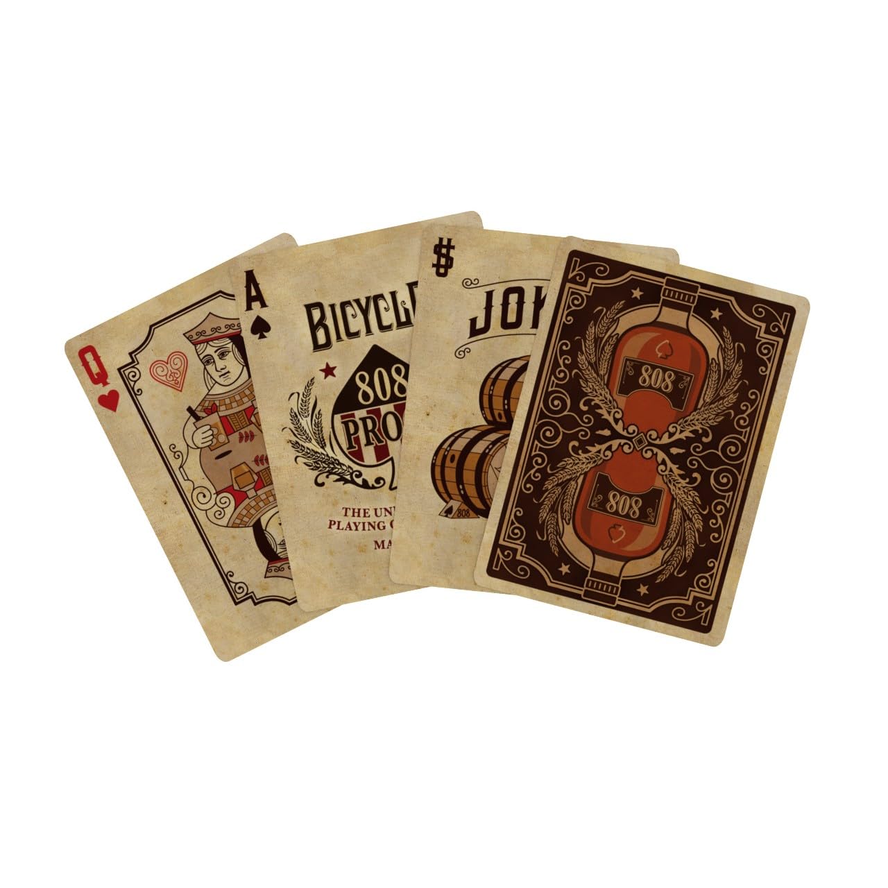 Bicycle Bourbon Playing Cards Brown'