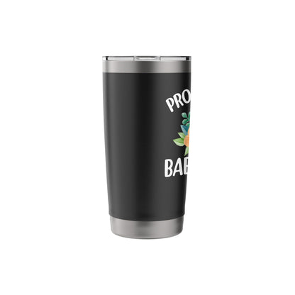 Promoted to Babysitter - Flower Lover Babysitting Gifts Stainless Steel Insulated Tumbler