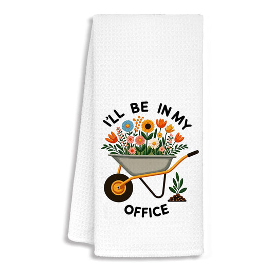 Funny Gardener Gardening Kitchen Towels, Plant Lover Mom Lady Gifts Dish Towels for Kitchen Drying, Gardener Gifts for Women Hand Towels for Bathroom, 16x24 in