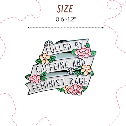 9PC Feminist Pins Brooch Enamel Pin for Girls Girly Power International Women Rights Day History Month Empowerment Feminism RBG I Dissent Ruth Human Social Juctice Vote Buttons Gifts Accessories