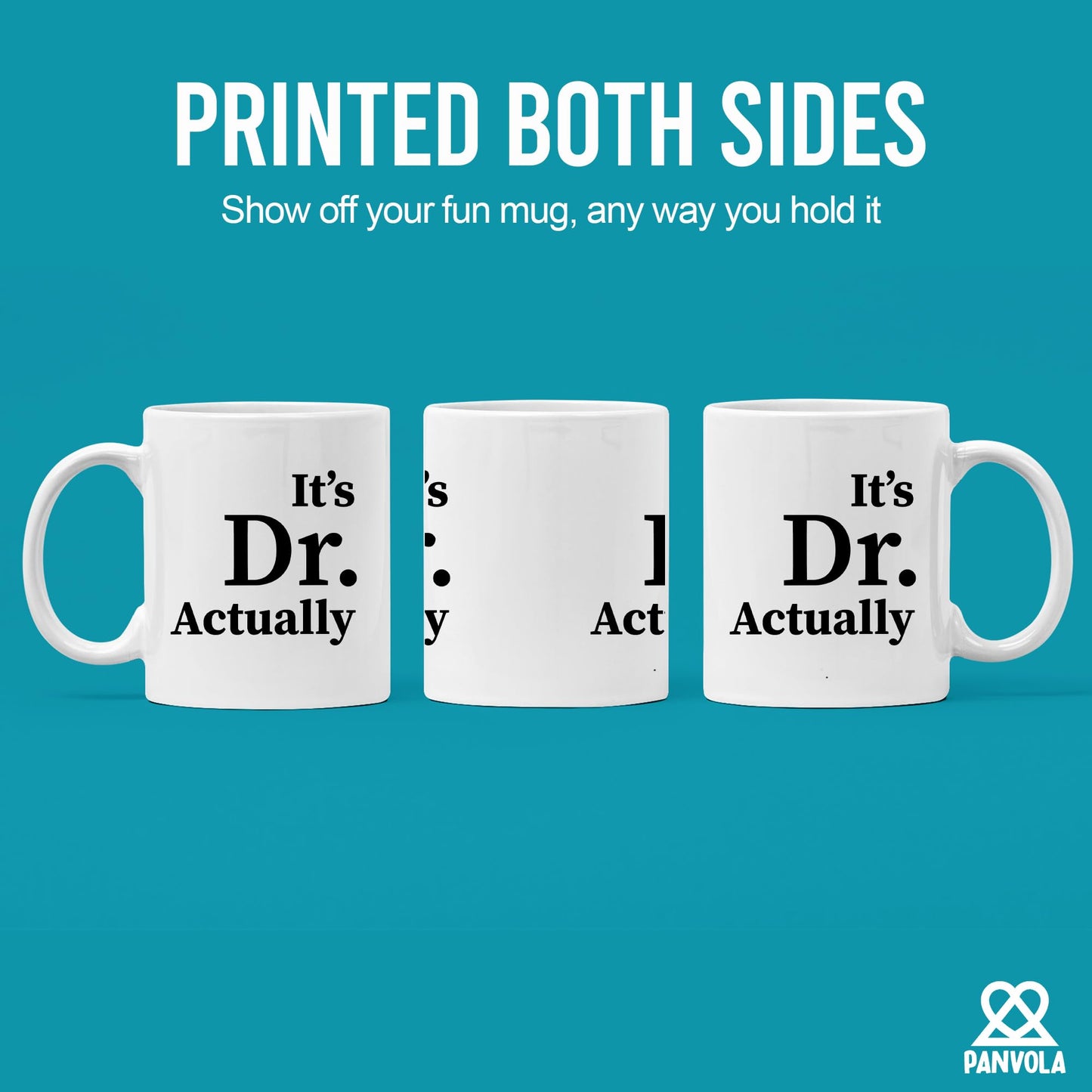 It's Dr Actually Doctor Gifts Graduation Phd Student Doctorate Degree Physician New Doctor Ceramic Coffee Mug White 11 oz