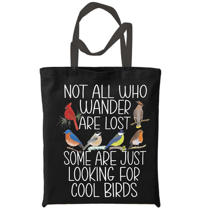 Chicimln Bird Lover Watcher Gifts For Women Canvas Tote Bags,Easily Distracted by Birds Reusable Grocery Shopping Bags
