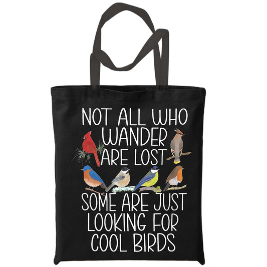 Chicimln Bird Lover Watcher Gifts For Women Canvas Tote Bags,Easily Distracted by Birds Reusable Grocery Shopping Bags