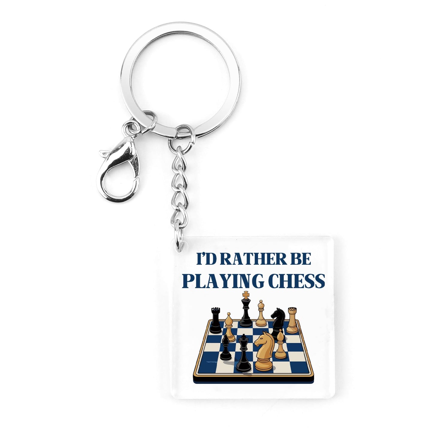 Hobby Gifts Acrylic Keychain, Graduation Inspirational Gifts Chess Skiing Karate Climbing