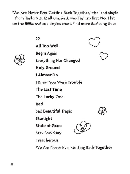 The Unofficial Super Swiftie Word Search Book (Volume 1): Activities, Trivia & Fun for Taylor Swift Fans (Dover Brain Games & Puzzles)