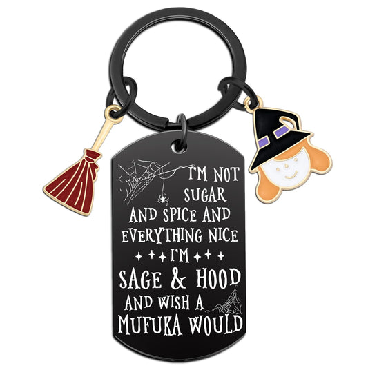 Aisity Witchy Gifts for Women Witch Stuff Mothers Day Gifts for Women Witchy Keychain Witchcraft Lovers Gift Boo Basket Gift Cool Ideas Witch Accessories Wicked for Mothers Day