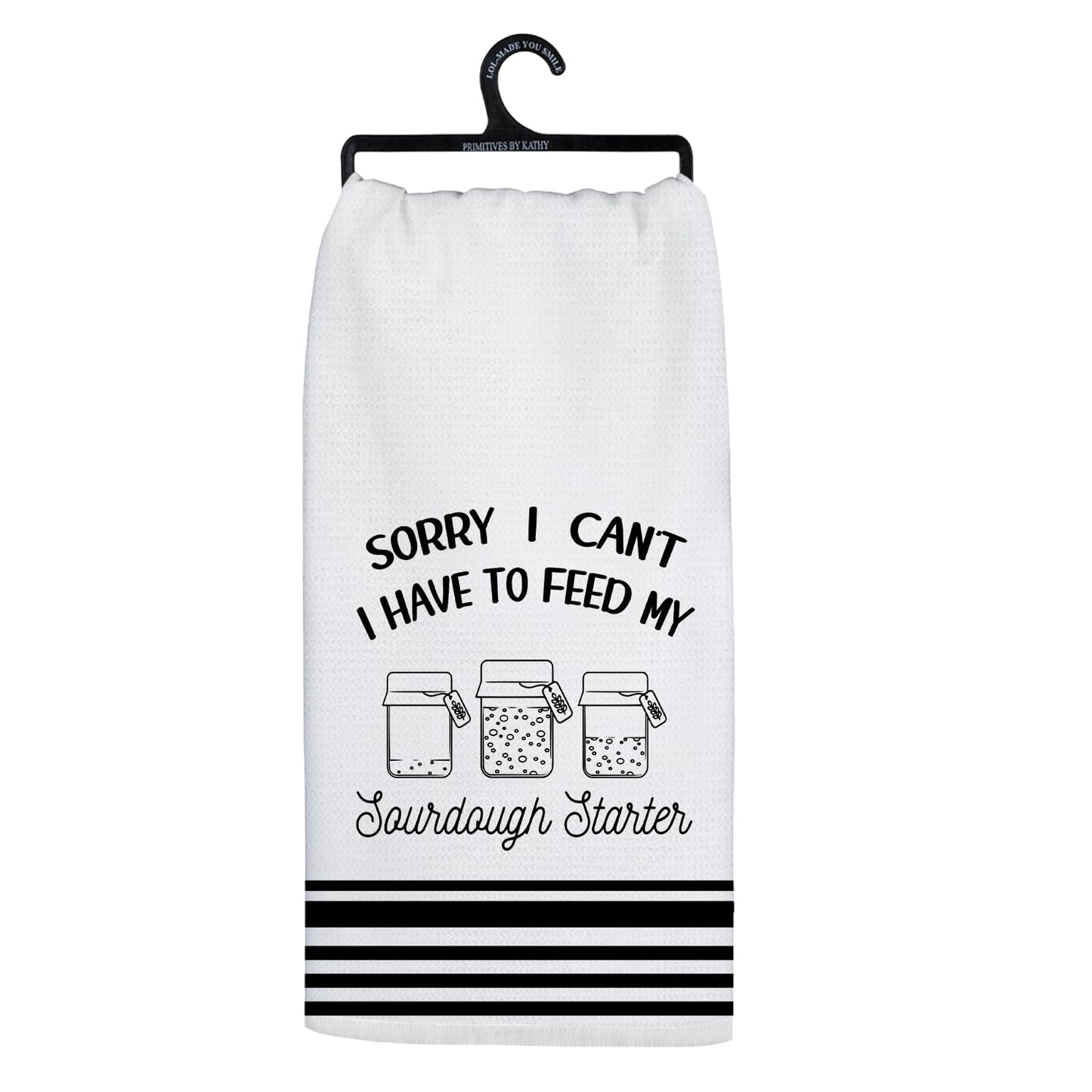 Funny Sourdough Baking Kitchen Towels, Gifts for Sourdough Bakers Tea Dish Towels for Kitchen, Baking Lover Gifts Decorative Hand Towels, 16x24 Inch