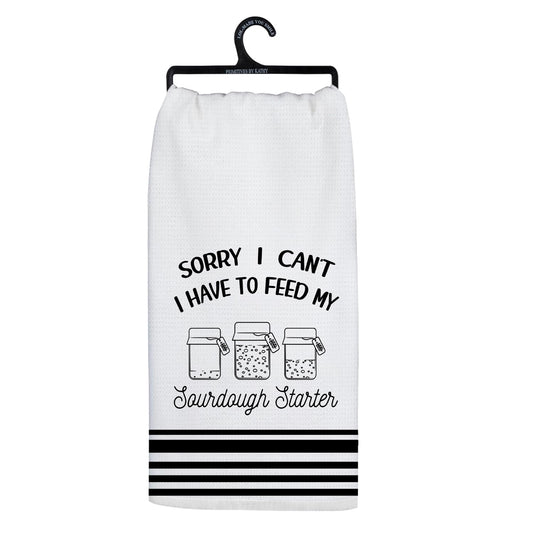Funny Sourdough Baking Kitchen Towels, Gifts for Sourdough Bakers Tea Dish Towels for Kitchen, Baking Lover Gifts Decorative Hand Towels, 16x24 Inch