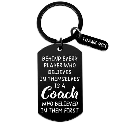 isiyu Coach Appreciation Gift Thank You Keychain Gift for Hockey Baseball Soccer Football Volleyball Team Fitness Instructor