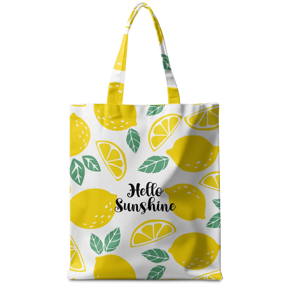 Animal Plant Tote Bag SeaTurtle Butterfly Cat Elephant Gifts Lemon Vegetable Themed Gifts Beach Bag for Camping