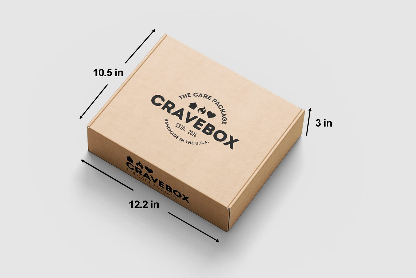 CRAVEBOX Snacks Box Variety Pack Care Package (45 Count) Treats Gift Basket Adults Kids Grandkids Guys Girls Women Men Boyfriend Birthday Cookies Chips College Student Office School Graduation