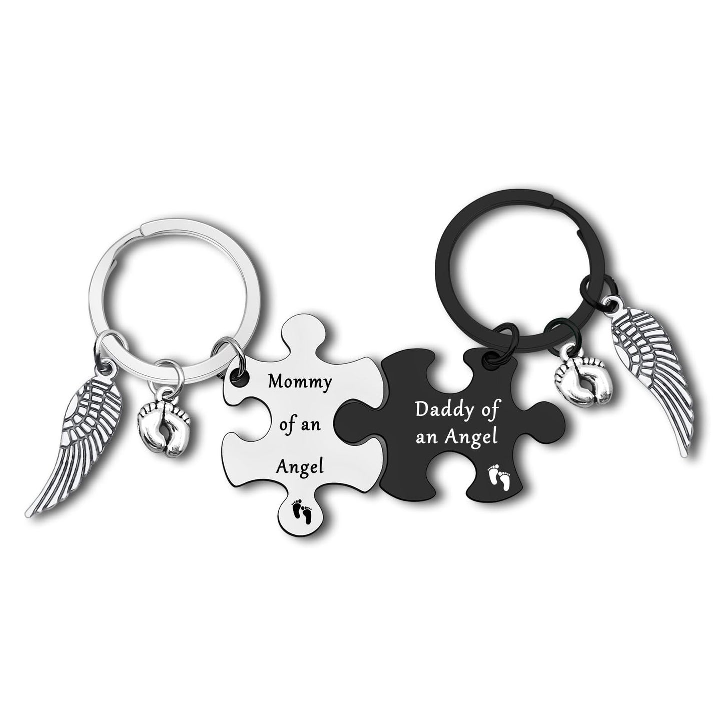 Dabihu Loss Memorial Keychain Loss of Baby Memorial Gift Sympathy Gift for Infant Lost Pregnancy Baby Miscarriage Jewelry Remembrance Grieving Gifts Sympathy Gifts for Parent Miscarriage Keepsake