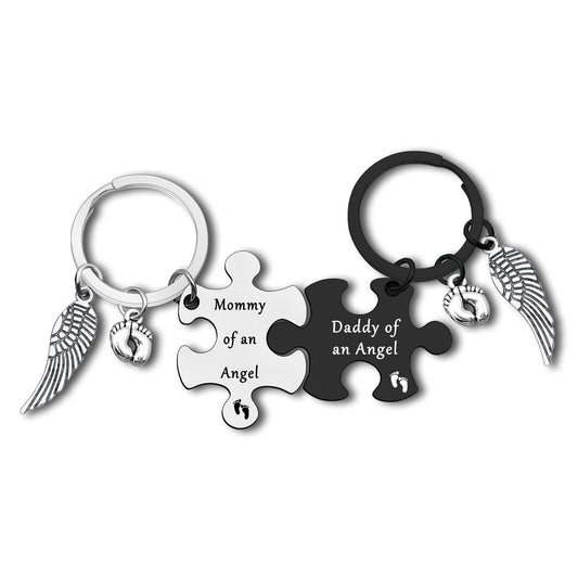 Dabihu Loss Memorial Keychain Loss of Baby Memorial Gift Sympathy Gift for Infant Lost Pregnancy Baby Miscarriage Jewelry Remembrance Grieving Gifts Sympathy Gifts for Parent Miscarriage Keepsake