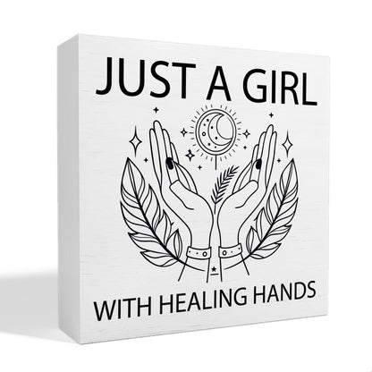 Massage Therapist Gifts for Women, Appreciation Thank You Gifts for Massage Therapy Therapist Chiropractor Graduation Christmas Birthday Present, Wooden Box Sign