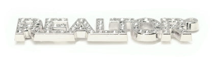 Real Estate Agent REALTOR® Crystal Lapel Pin
