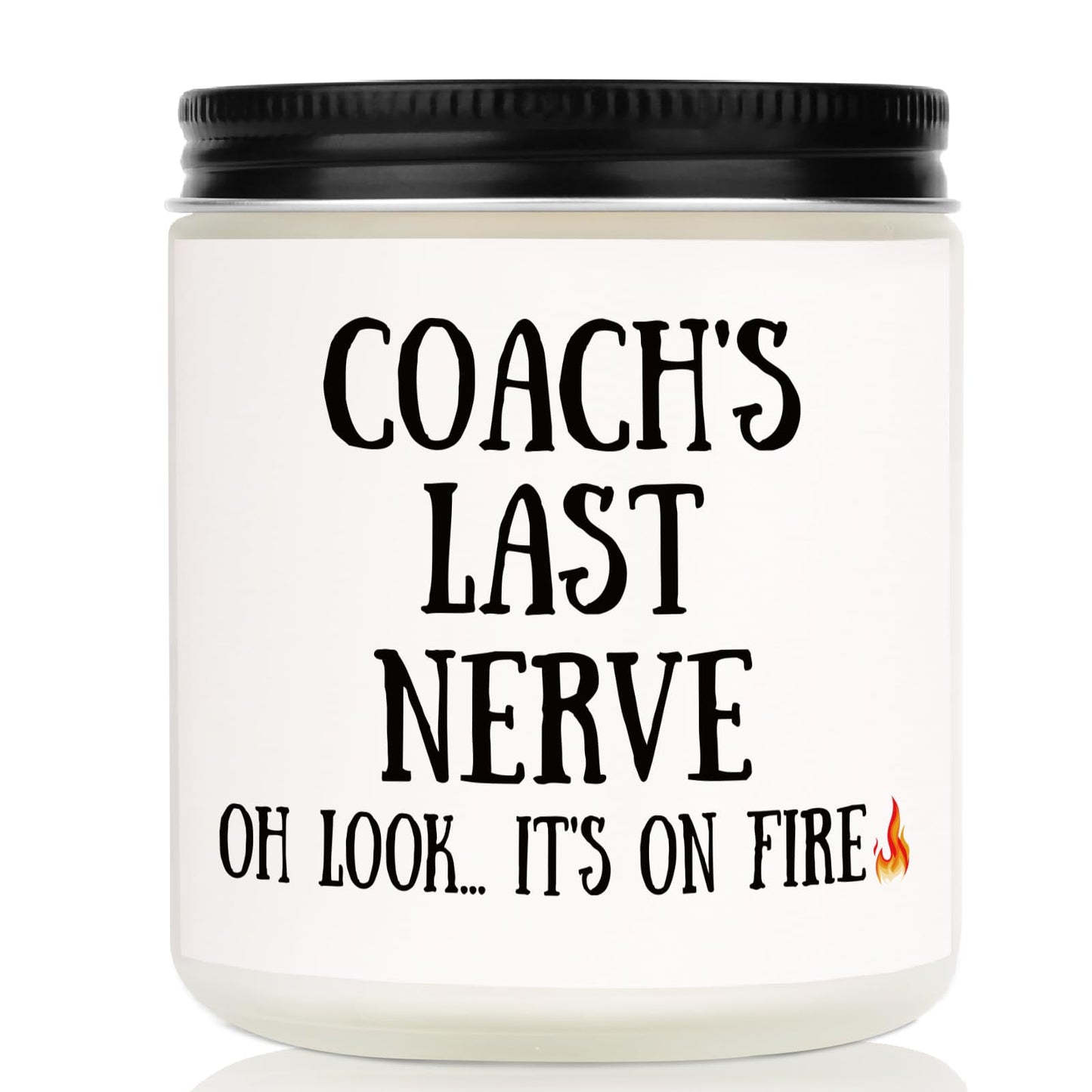 Niyewsor Soccer Coach Gifts, Lavender Scented Soy Wax Candle, Best Coach Gifts from Basketball/Baseball Team, Thank You Gift for Fitness/Athletic/Personal Trainer, Handmade, 7oz