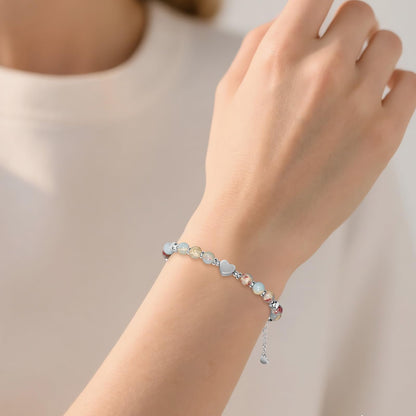 Women's Beaded Stretch Bracelets - Inspirational Sometimes You Forget You're Awesome Friendship Jewelry, Dainty Birthday Gift for Best Friends, Mom, Sister, Daughter