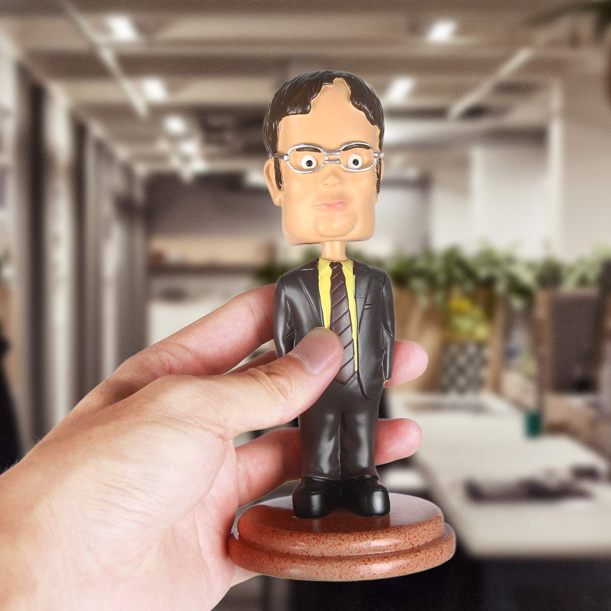 Cleaky Dwight Schrute Bobblehead for Dunder Mifflin, The Office Merchandise, The Office Gifts for Office Fans, The Office Bobblehead, The Office TV Show Gifts