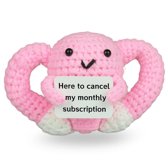 Hysterectomy Recovery Must Haves Positive Crochet Uterus, After Hysterectomy Recovery Gifts Basket, Monthly Subscription Cancelled, Emotional Inspirational Support, Get Well Gifts