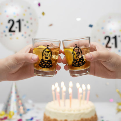 21st Birthday Shot Glass for Him,21st Birthday Gifts for Men,Funny 21 Year Old Party decorations Favors for Adults