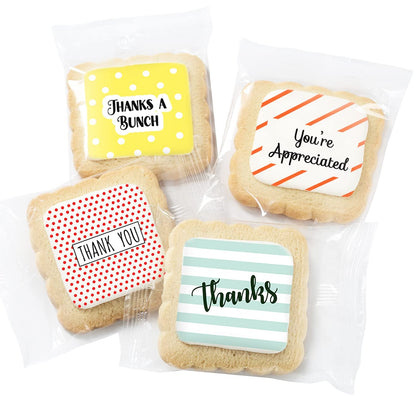 Thank You Gift Basket Decorated Cookies Employee appreciation for Men Women Nurses Employees Teacher Corporate Gifts | Individually Wrapped | 12 Pack | Appreciation Box