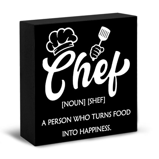 Chef Gifts For Chefs Men Women Wooden Sign Kitchen Decor Unique Gifts For Chefs Appreciation Gift Birthday Anniversary Christmas Gift