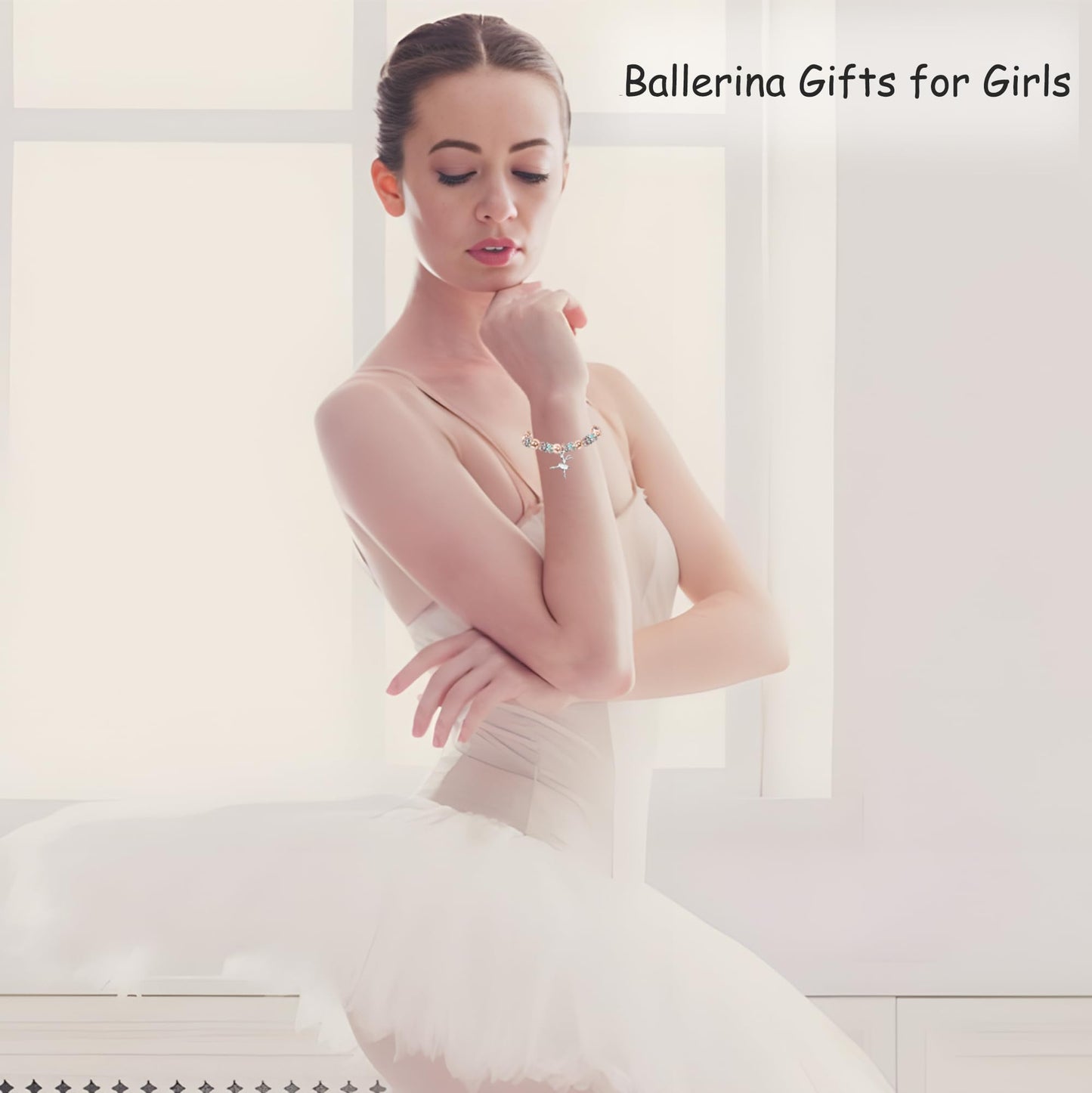 Dance Recital Gifts - Ballerina Bracelet & Ballet Dancer Jewelry