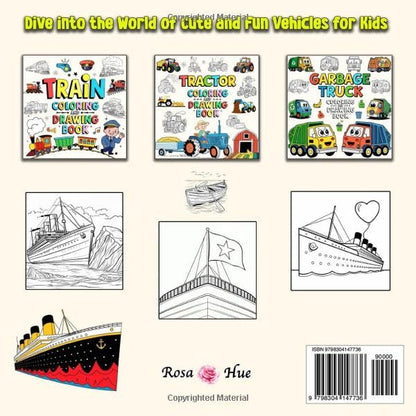 Titanic Coloring and Drawing Book: Discover the Iconic Ship Through Art and Creativity – 40 Inspiring Images to Draw and Color