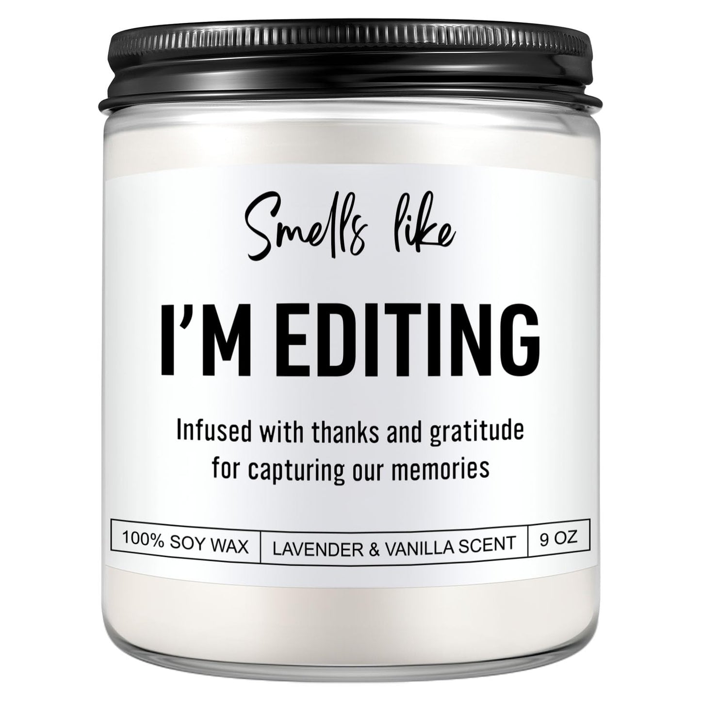 Candle, Photography Gifts for Photographers Men, Women, Photographer Gifts, Graduation, Cool Funny Presents for Photographers, Wedding, Camera Lovers, Videographer, Video Editor, Film Maker