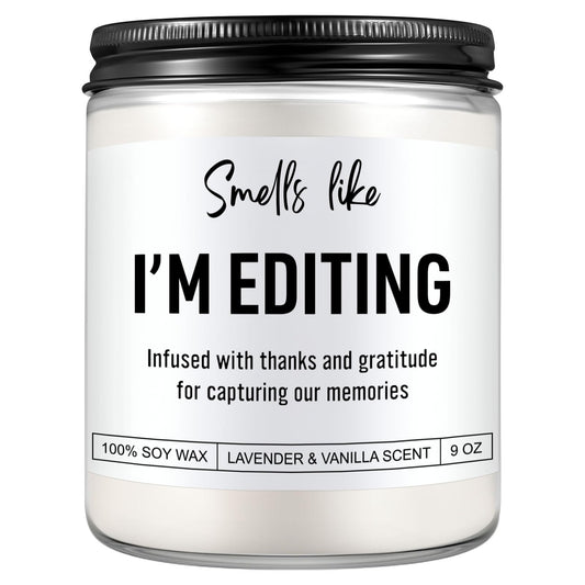 Candle, Photography Gifts for Photographers Men, Women, Photographer Gifts, Graduation, Cool Funny Presents for Photographers, Wedding, Camera Lovers, Videographer, Video Editor, Film Maker