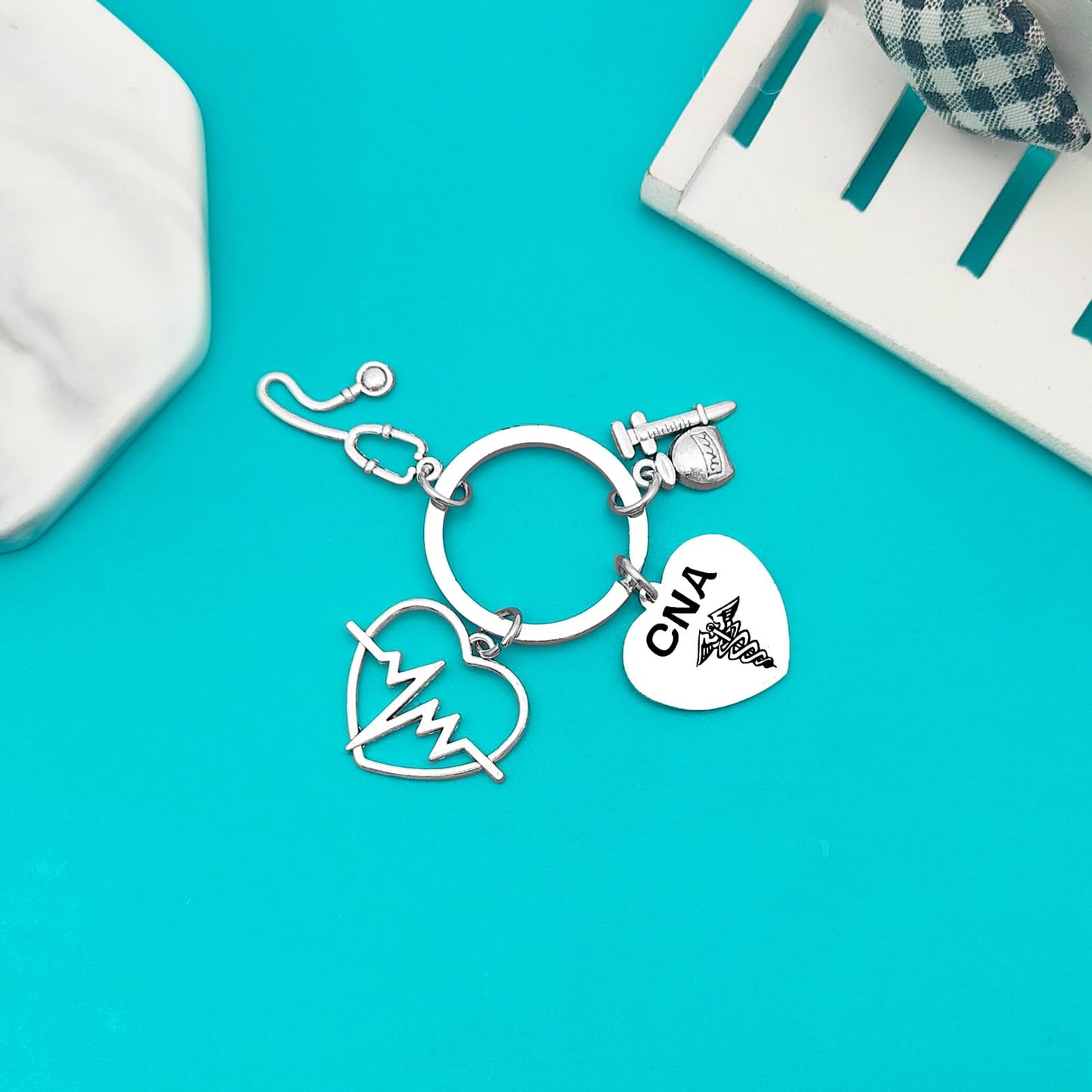 Xiahuyu 12 Pcs CNA Gifts Certified Nursing Assistant Keychain CNA Student Gift CNA Graduation Gift CNA Appreciation Gifts CNA Week Retirement Christmas Thanksgiving Birthday Present