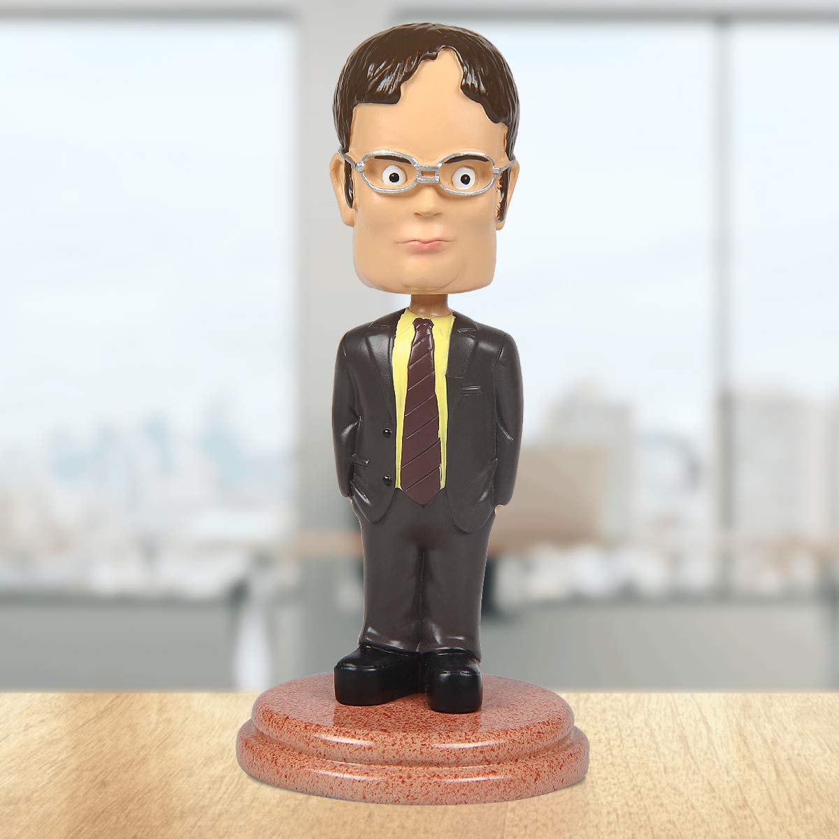 Cleaky Dwight Schrute Bobblehead for Dunder Mifflin, The Office Merchandise, The Office Gifts for Office Fans, The Office Bobblehead, The Office TV Show Gifts