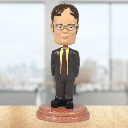 Cleaky Dwight Schrute Bobblehead for Dunder Mifflin, The Office Merchandise, The Office Gifts for Office Fans, The Office Bobblehead, The Office TV Show Gifts